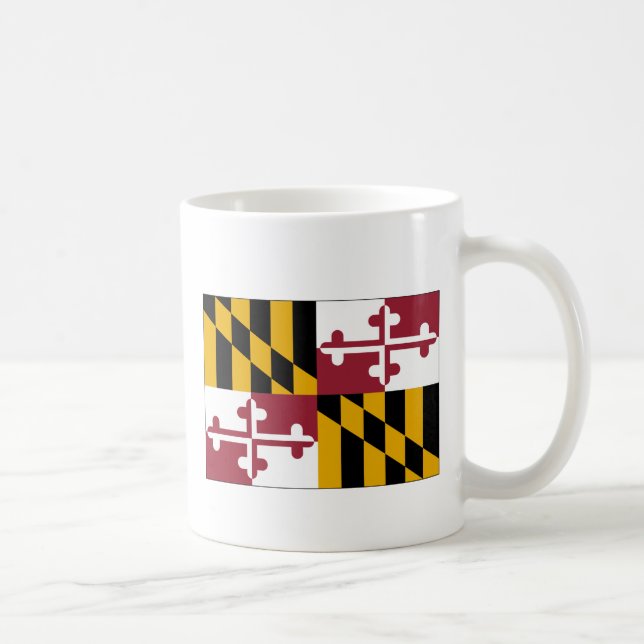 Maryland State Flag Coffee Mug (Right)
