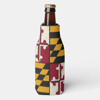 Maryland State Flag Cold Insulated Bottle Holder   Bottle Cooler