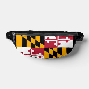 Maryland State Flag Colours Bum Bags