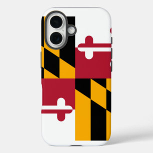 Maryland State Flag Design iPhone 16 Case