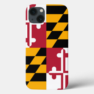 Maryland State Flag Design Decor iPhone 13 Case