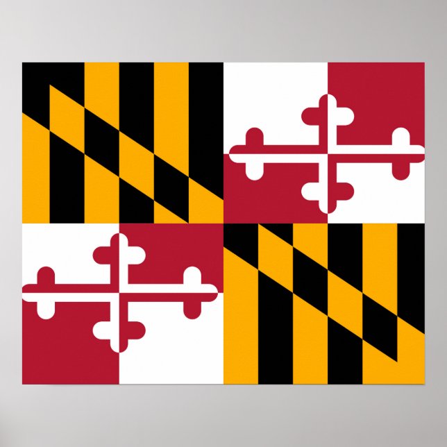 Maryland State Flag Design Decoration (Front)