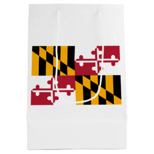 Maryland State Flag Design Medium Gift Bag