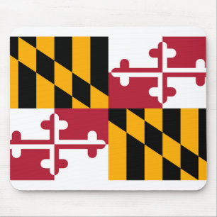 Maryland State Flag Design Mouse Pad