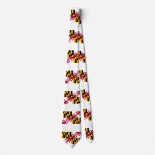 Maryland State Flag Design Tie