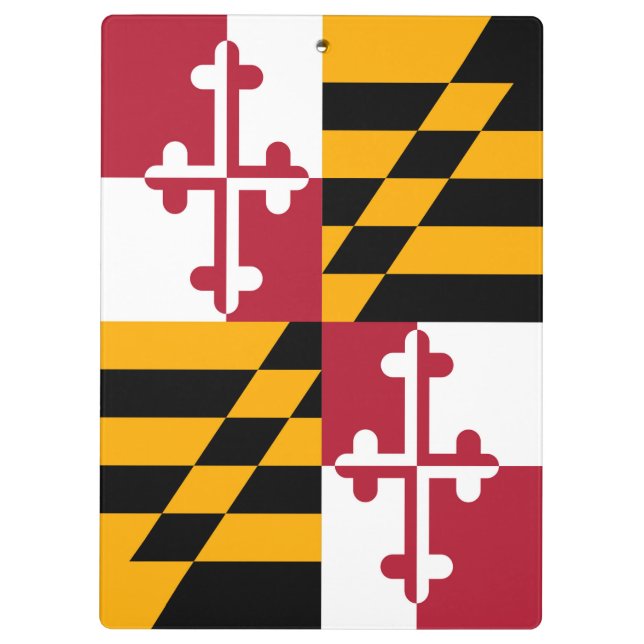 Maryland State Flag Graphic Clipboard (Back)