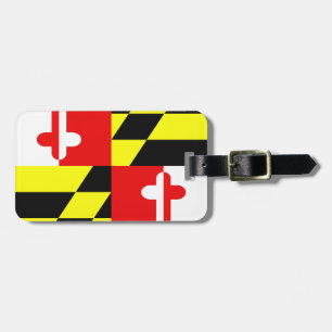 Maryland State Flag Luggage ID Tag