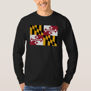 Maryland State Flag State Of Maryland Souvenir Ame T-Shirt