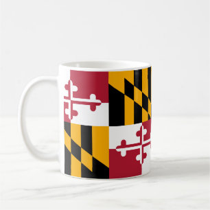 Maryland State Flag Style Decor Coffee Mug