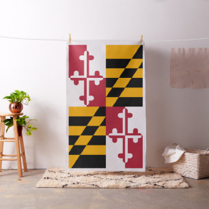 Maryland State Flag Stylish Decor Fabric