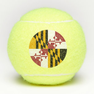 Maryland State Flag Tennis Balls