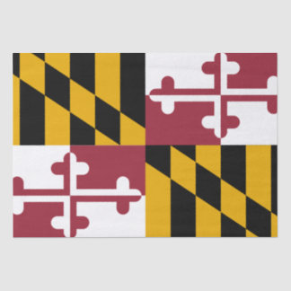 Maryland State Flag Tissue Paper