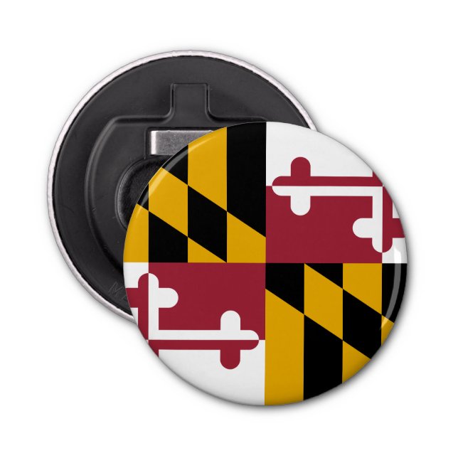 Maryland State Flag USA Bottle Opener (Front)