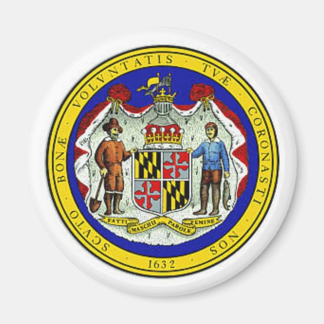 Maryland State Seal Magnet (Front)