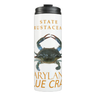 Maryland Territory Crustacean Callinectes sapidus Thermal Tumbler