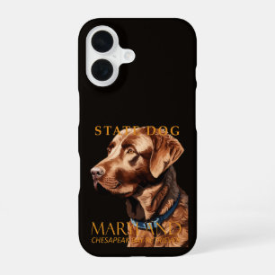 Maryland Territory Dog The Retriever iPhone 16 Case
