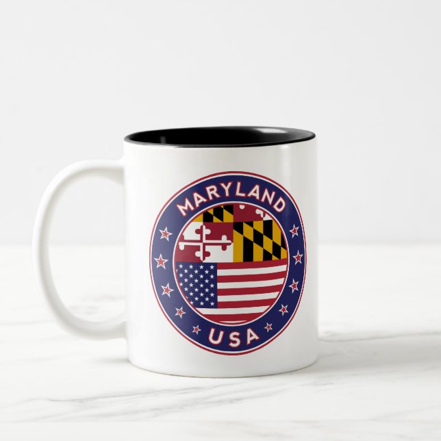 Maryland Two-Tone Coffee Mug (Left)