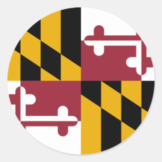 Maryland, United States Classic Round Sticker