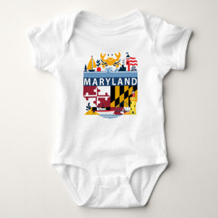Maryland, United States of America Baby Bodysuit