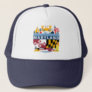 Maryland, United States of America Trucker Hat