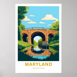 Maryland United States Travel Print