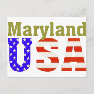 Maryland USA! Postcard