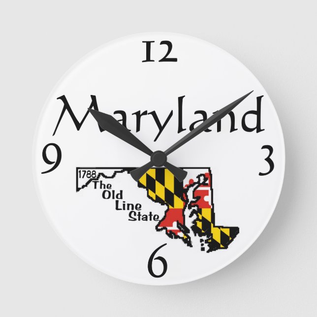 Maryland Wall Clock (Front)