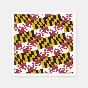 Marylander Flag Design, Flag of Maryland Napkin