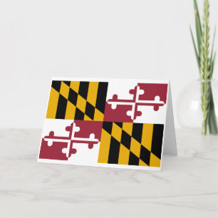 Marylander Flag, Flag of Maryland Card
