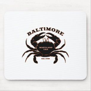 Maryland's Summer Crabs Mouse Pad