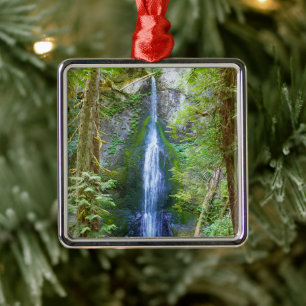 Marymere Falls I at Olympic National Park Metal Ornament