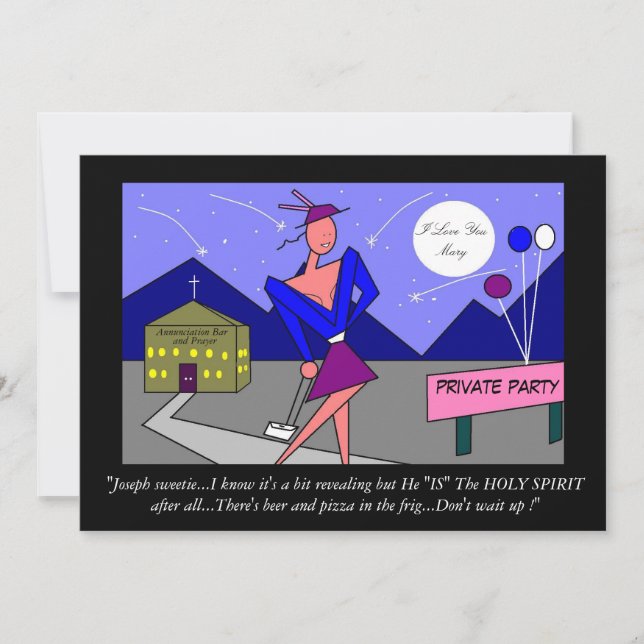 Mary's Night Out Card (Front)