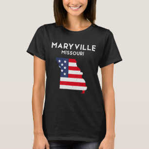 Maryville Missouri USA State America Travel Missou T-Shirt
