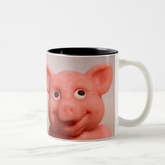 Marzipan Pig 001 Two-Tone Coffee Mug