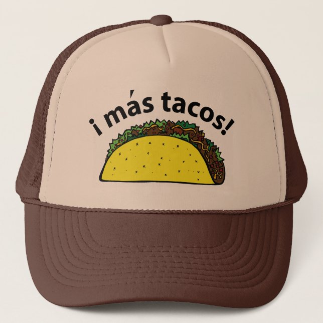 Mas Tacos Trucker Hat (Front)