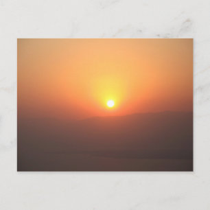 Masada Sunrise2 - Customised Postcard