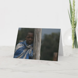 Masai Boy Card