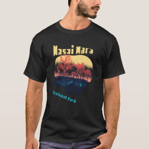 Masai Mara National Park Safari Kenya Serengeti Wi T-Shirt
