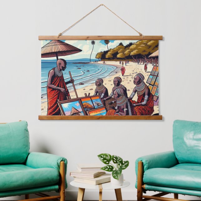 MASAI WALL HANGING TAPESTRY (Living Room)