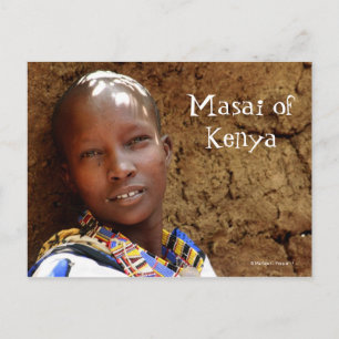Masai Woman of Kenya Postcard