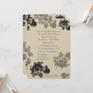 Masala Flora Wedding Invitation