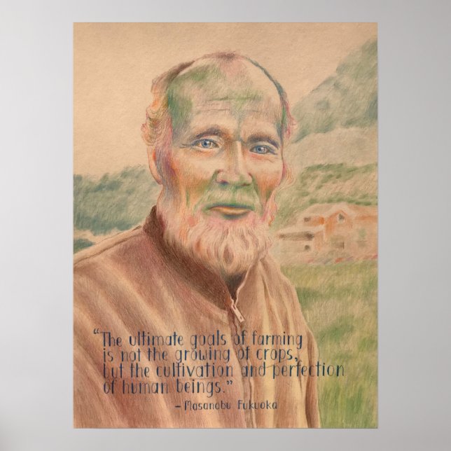 Masanobu Fukuoka Poster (Front)