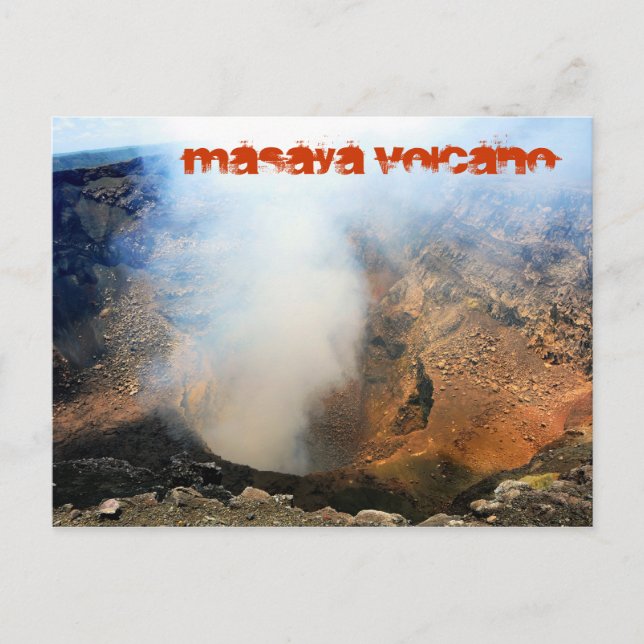 Masaya Volcano, Nicaragua, C.A. Postcard (Front)