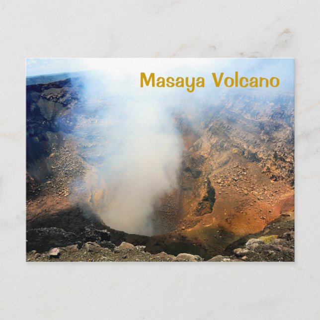 Masaya Volcano, Nicaragua, C.A. Postcard (Front)