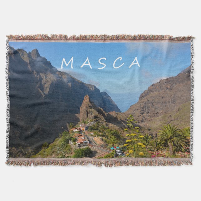 Masca in Spain    Throw Blanket (Front)
