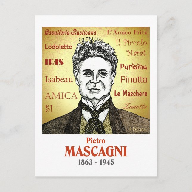 Mascagni Postcard (Front)