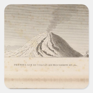 Mascareigne, Vesuve Square Sticker