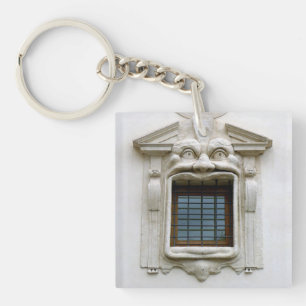 Mascherone window & Door. Rome, IT - keychain