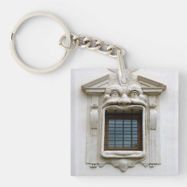 Mascherone window & Door. Rome, IT - keychain (Front)
