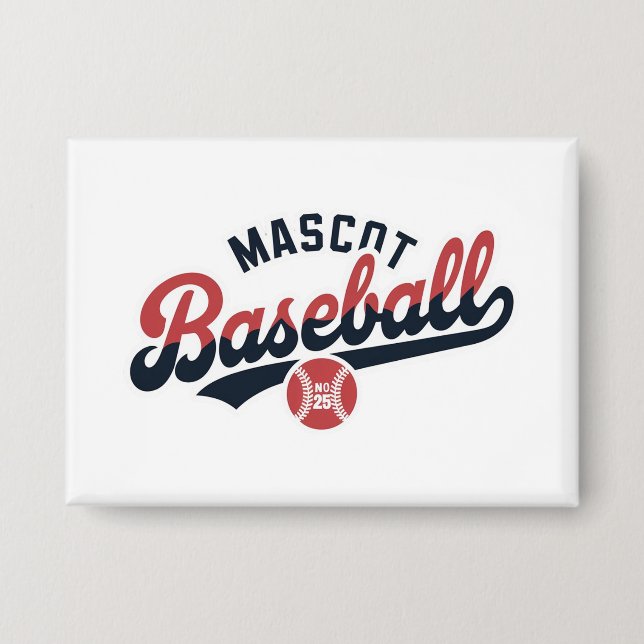 Mascot Baseball Retro Logo (Front)